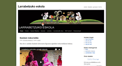 Desktop Screenshot of larrabetzukoeskola.org