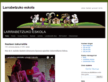 Tablet Screenshot of larrabetzukoeskola.org